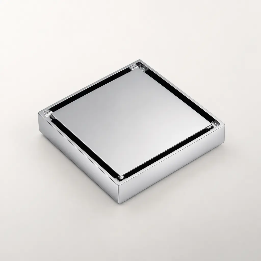 Desague Cuadrado Ducha Inox Brillo RG8041