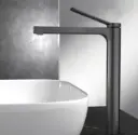 Grifería Alta Monomando Lavamanos Pura Gun Metal