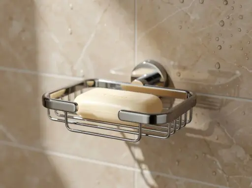 [RG4511] Jabonera Reja Inox Brillo RG4511